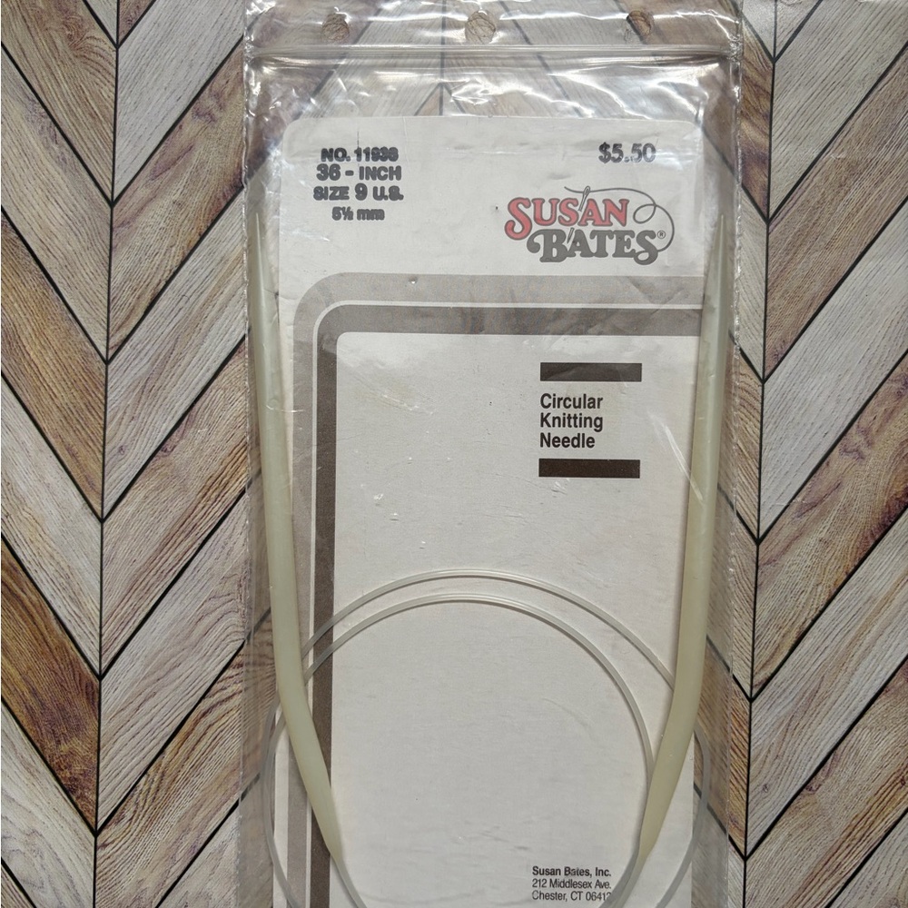 Vintage Susan Bates Circular Knitting Needles